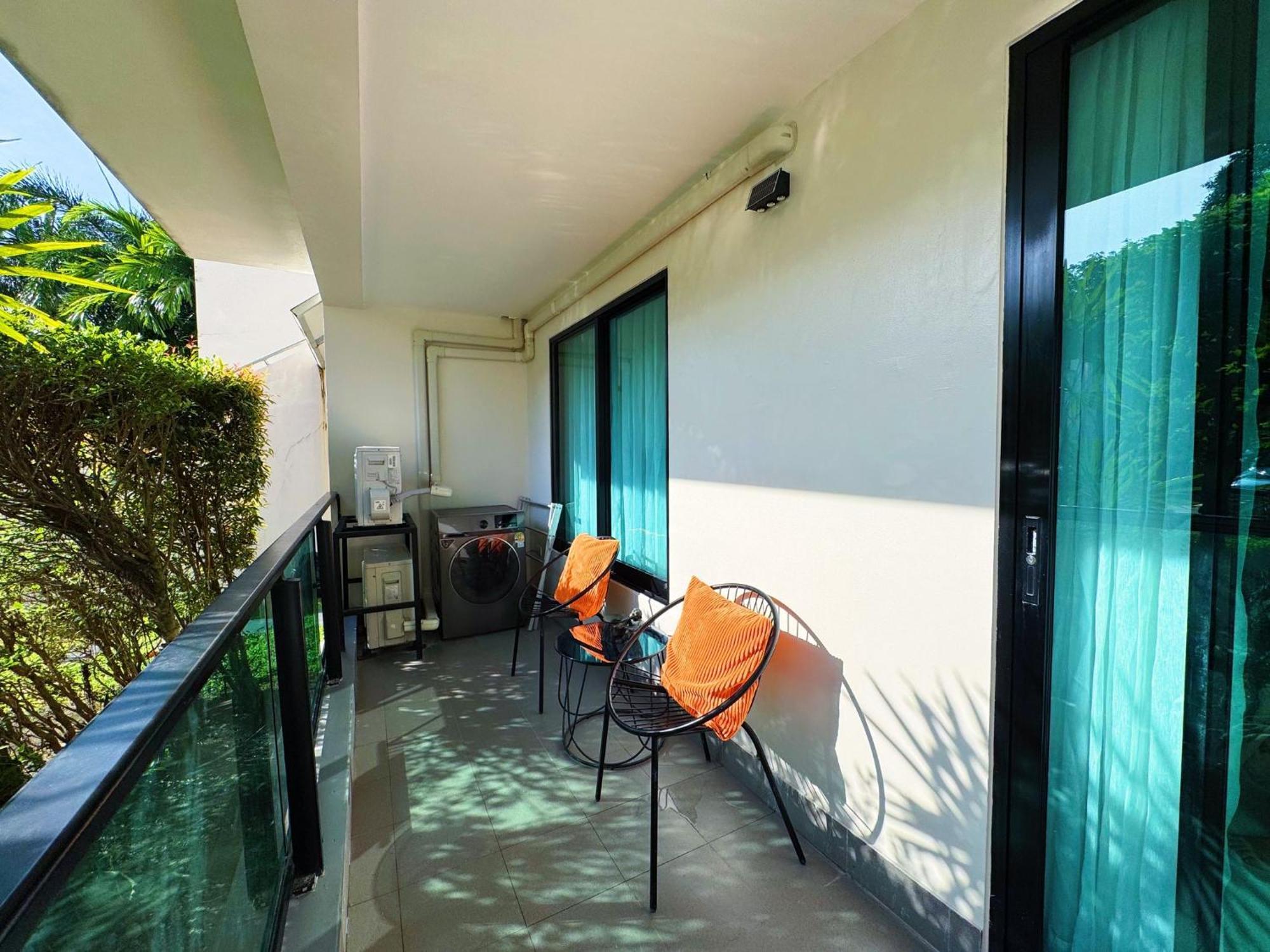 Green Home 1Br Terrace, Pool, Gym Near Nice Beach Nai Yang ภายนอก รูปภาพ